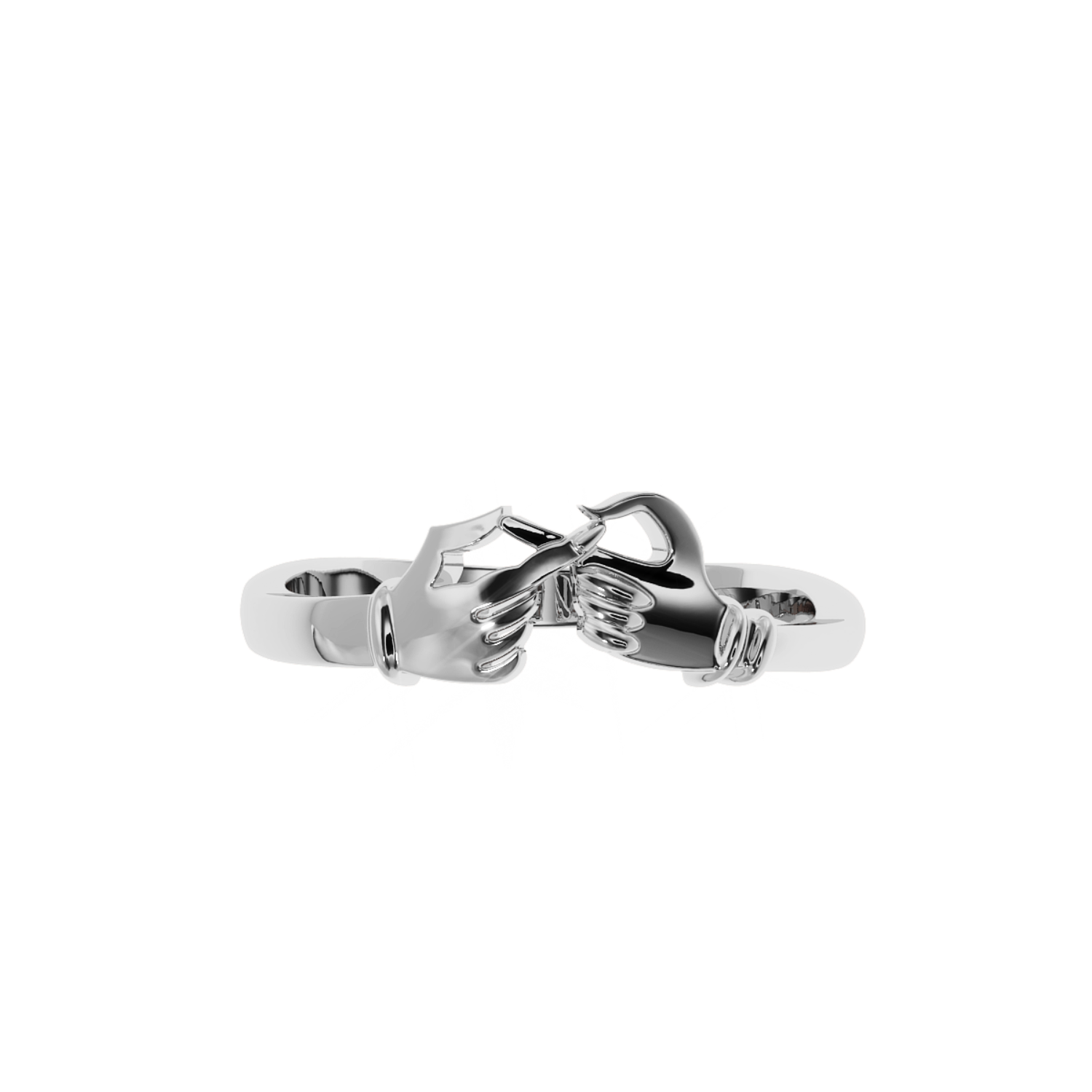 Solitairekart 14K Gold Studded Unbreakable Promise Band – 2.8g of Elegance